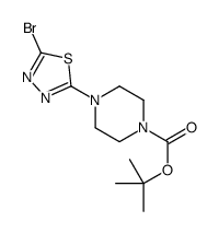 tert-butyl 4-(5-bromo-1,3,4-thiadiazol-2-yl)piperazine-1-carboxylate图片