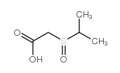 (ISOPROPYLSULFINYL)ACETIC ACID Structure