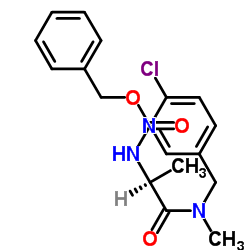 Benzyl [(2S)-1-{[(6-chloro-3-pyridinyl)methyl](methyl)amino}-1-oxo-2-propanyl]carbamate Structure