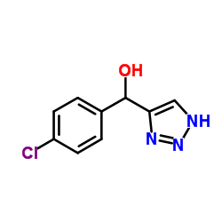 (4-chlorophenyl)-(2H-triazol-4-yl)methanol Structure