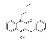 3-Benzyl-1-butyl-4-hydroxy-1H-quinolin-2-one Structure