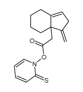 2-thioxopyridin-1(2H)-yl 2-(1-methylene-2,4,5,6,7,7a-hexahydro-1H-inden-7a-yl)acetate Structure