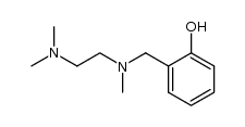 N-(2-hydroxybenzyl)methyl-N,N',N'-trimethylethylenediamine结构式