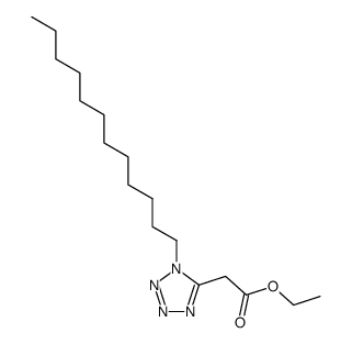 1-dodecyltetrazoleacetic acid ethyl ester Structure