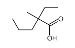 (2S)-2-ethyl-2-methylpentanoic acid Structure