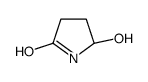 (5R)-5-Hydroxy-2-pyrrolidinone结构式