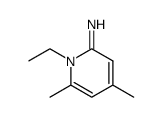 2,4-Lutidine,1-ethyl-1,6-dihydro-6-imino-(8CI)结构式