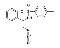 N-(2-azido-1-phenylethyl)-4-methylbenzenesulfonamide结构式