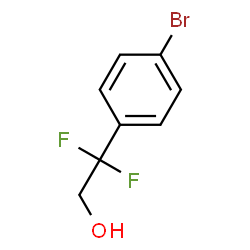 2-(4-溴苯基)-2,2-二氟乙烷-1-醇结构式