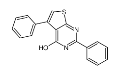 2,5-diphenyl-3H-thieno[2,3-d]pyrimidin-4-one Structure