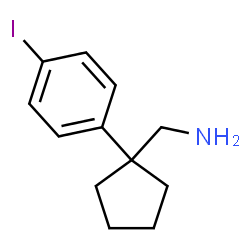 1-(4-Iodophenyl)cyclopentanemethanamine structure