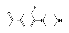 1-(3-FLUORO-4-PIPERAZIN-1-YLPHENYL)ETHANONE图片