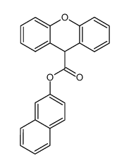 xanthene-9-carboxylic acid naphthalen-2-yl ester Structure