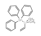 TRIPHENYL STANNYL DIMETHYL VINYL SILANE结构式