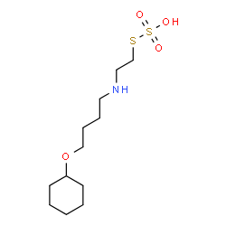 2-[[4-(Cyclohexyloxy)butyl]amino]ethanethiol sulfate Structure