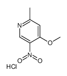 4-Methoxy-2-Methyl-5-nitropyridine hydrochloride structure