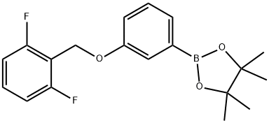 3-(2,6-二氟苄氧基)苯基硼酸频哪醇酯图片