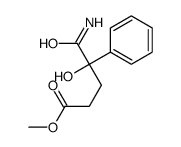 methyl 5-amino-4-hydroxy-5-oxo-4-phenylpentanoate Structure