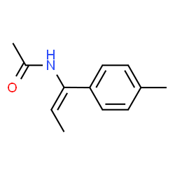 Acetamide,N-[1-(4-methylphenyl)-1-propenyl]- (9CI)结构式