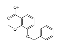 3-(benzyloxy)-2-methoxybenzoic acid Structure