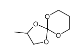 3-methyl-1,4,6,10-tetraoxaspiro[4.5]decane Structure