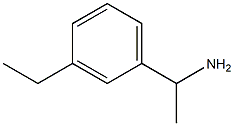 1-(3-ETHYLPHENYL)ETHAN-1-AMINE结构式