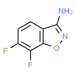 1,2-Benzisoxazol-3-amine,6,7-difluoro-(9CI)结构式