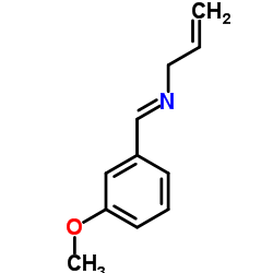 2-Propen-1-amine,N-[(3-methoxyphenyl)methylene]-(9CI) structure