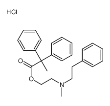 2-[methyl(2-phenylethyl)amino]ethyl 2,2-diphenylpropanoate,hydrochloride Structure