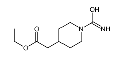 ethyl 2-(1-carbamoylpiperidin-4-yl)acetate Structure