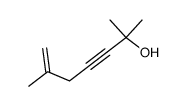 2,6-dimethylhept-6-en-3-yn-2-ol结构式