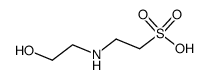 N-(2-Hydroxyethylamino)-ethanesulfonic acid结构式