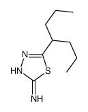 5-(4-Heptanyl)-1,3,4-thiadiazol-2-amine结构式