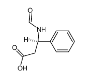 L-3-(N-formylamino)-3-phenylpropionic acid Structure