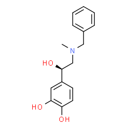 4-{(1R)-2-[Benzyl(methyl)amino]-1-hydroxyethyl}-1,2-benzenediol Structure