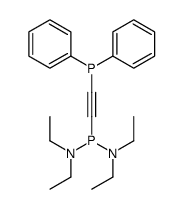 Bis(diethylamino)[(diphenylphosphino)ethynyl]phosphine structure