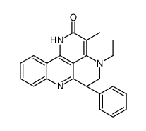 2-Hydroxy-3-methyl-4-diethylamino-5-phenylbenzo[h][1,6]naphthyridine结构式