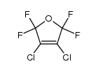 3,4-dichloro-2,2,5,5-tetrafluoro-2,5-dihydrofuran Structure