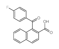 2-Naphthalenecarboxylicacid, 1-(4-fluorobenzoyl)- picture