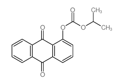 Carbonic acid,9,10-dihydro-9,10-dioxo-1-anthracenyl 1-methylethyl ester Structure