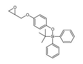 tert-butyl-[4-[[(2S)-oxiran-2-yl]methoxy]phenoxy]-diphenylsilane Structure