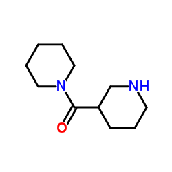 1-Piperidinyl(3-piperidinyl)methanone Structure