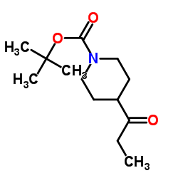 tert-Butyl 4-propionylpiperidine-1-carboxylate picture