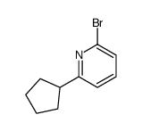 2-bromo-6-cyclopentylpyridine Structure