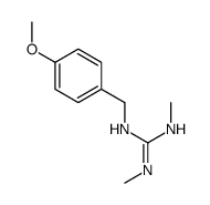 1-[(4-methoxyphenyl)methyl]-2,3-dimethylguanidine Structure