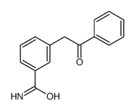 3-(2-氧代-2-苯乙基)苯甲酰胺结构式