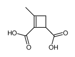 3-methylcyclobut-2-ene-1,2-dicarboxylic acid Structure