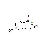 3-(Cyanomethyl)-4-nitropyridine 1-Oxide Structure