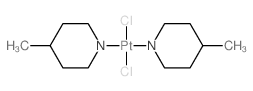 Platinum,dichlorobis(4-methylpyridine)-, (SP-4-2)-结构式