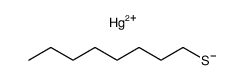 bis(n-octanethiolato)mercury(II)结构式